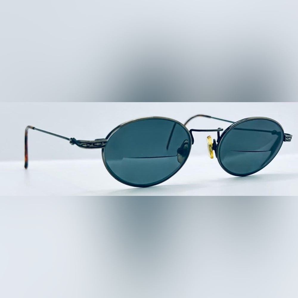 Vintage Monet 36 Antique Pewter Oval Sunglasses Frames Only